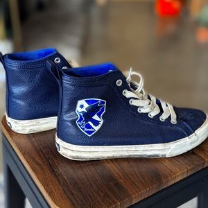 Harry Potter Ravenclaw Blue White High Top Sneakers